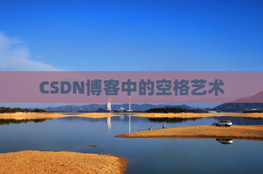 CSDN博客中的空格艺术